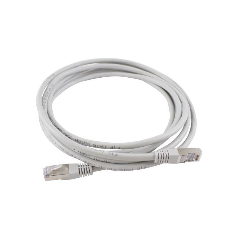  CORDON RESEAU 1M GRIS CAT6