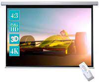 Ecran De Projection Electrique + Télécommande ECLASSS ECL-ECL-ES96-E 2.44M*2.44M