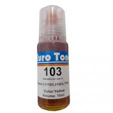 Bouteille Epson 103 Yellow Eurotoner