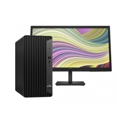 PC Bureau I5 HP 290 G9 13500 Tour + Écran HP 22" P322pv 8Go/512G SSD Sans Lecteur Cd   (A55A2ET)