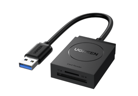 Lecteur carte mémoire SD/TF Ugreen USB 3.0 2 en 1 (20250)