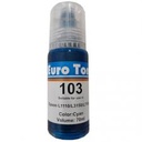 Bouteille Epson 103 Cyan Eurotoner